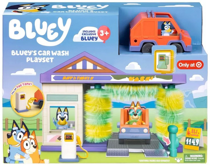 When I Grow up Bluey's Car Wash Exclusive Playset、ToyWiz、kayou