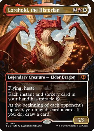 Lorehold, the Historian (Borderless) (SOS-284) - Secrets of Strixhaven Foil、Wizards of the Coast、kayou