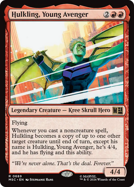 Hulkling, Young Avenger (Foil) | Marvel Super Heroes Commander、Magic: The Gathering、kayou