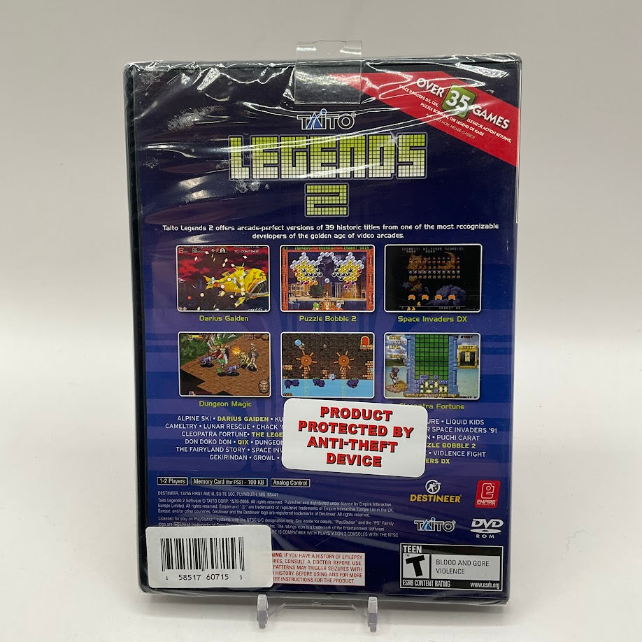 Taito Legends 2 Playstation 2 Sealed、Collector Store LLC - VG、kayou