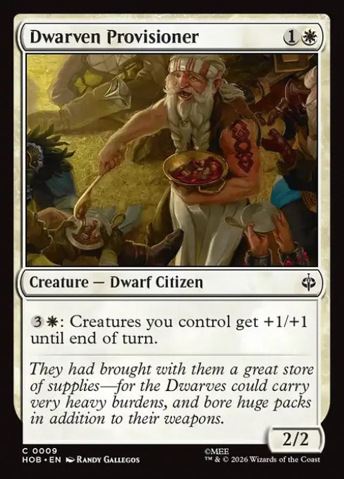 MtG The Hobbit Common Dwarven Provisioner #9、ToyWiz、kayou