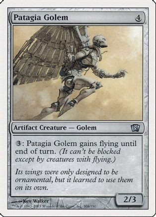 Patagia Golem (8ED-308) - 8th Edition Foil、Wizards of the Coast、kayou