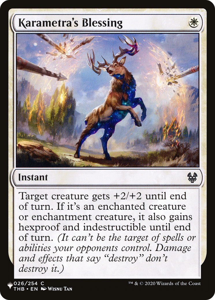 Karametra's Blessing (LIST-026/254) - The List、Wizards of the Coast、kayou