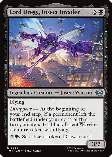 Lord Dregg, Insect Invader (Foil) | Teenage Mutant Ninja Turtles、Magic: The Gathering、kayou