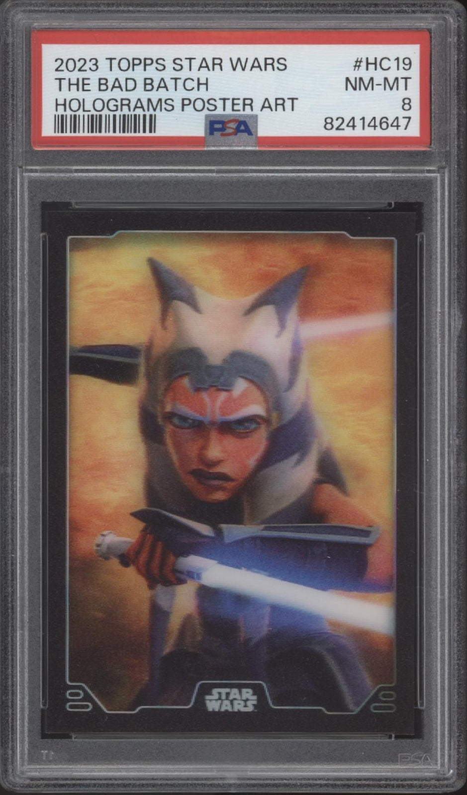The Bad Batch 2023 Topps Star Wars Holograms Poster Art #HC19 PSA 8、Collector Store LLC、kayou