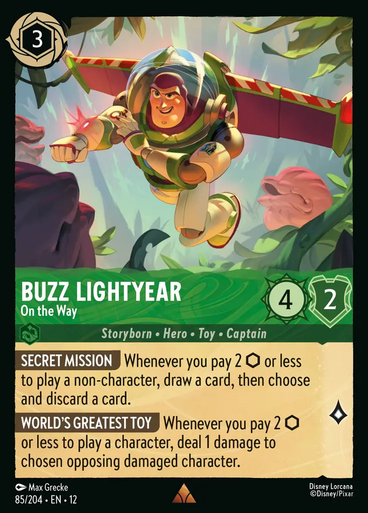 Buzz Lightyear - On the Way (Foil) | Wilds Unknown、Disney Lorcana、kayou