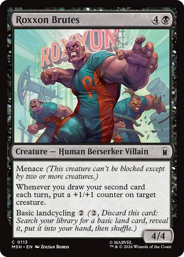 Roxxon Brutes (Foil) | Marvel Super Heroes、Magic: The Gathering、kayou