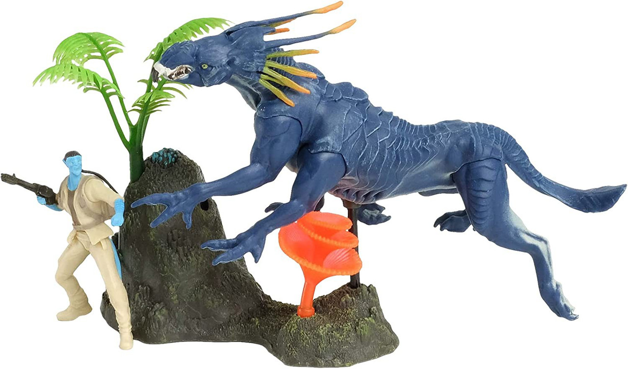 McFarlane Toys Avatar World of Pandora Jake Sully vs Thanator 2.5-Inch Playset Damaged Package、ToyWiz、kayou
