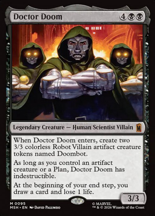 MtG Marvel Super Heroes Mythic Rare Doctor Doom #95、ToyWiz、kayou