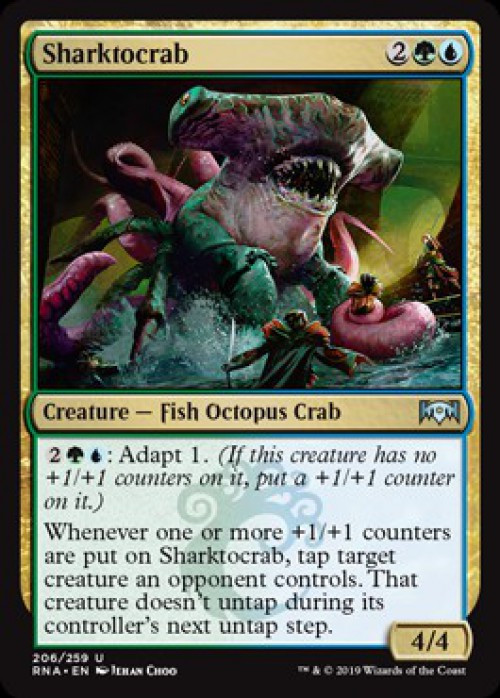 MtG Trading Card Game Ravnica Allegiance Uncommon FOIL Sharktocrab #206、ToyWiz、kayou