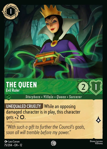 The Queen - Evil Ruler (Foil) | Wilds Unknown、Disney Lorcana、kayou
