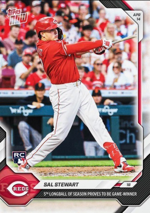 MLB 2025 NOW Baseball Sal Stewart #84 Rookie、ToyWiz、kayou