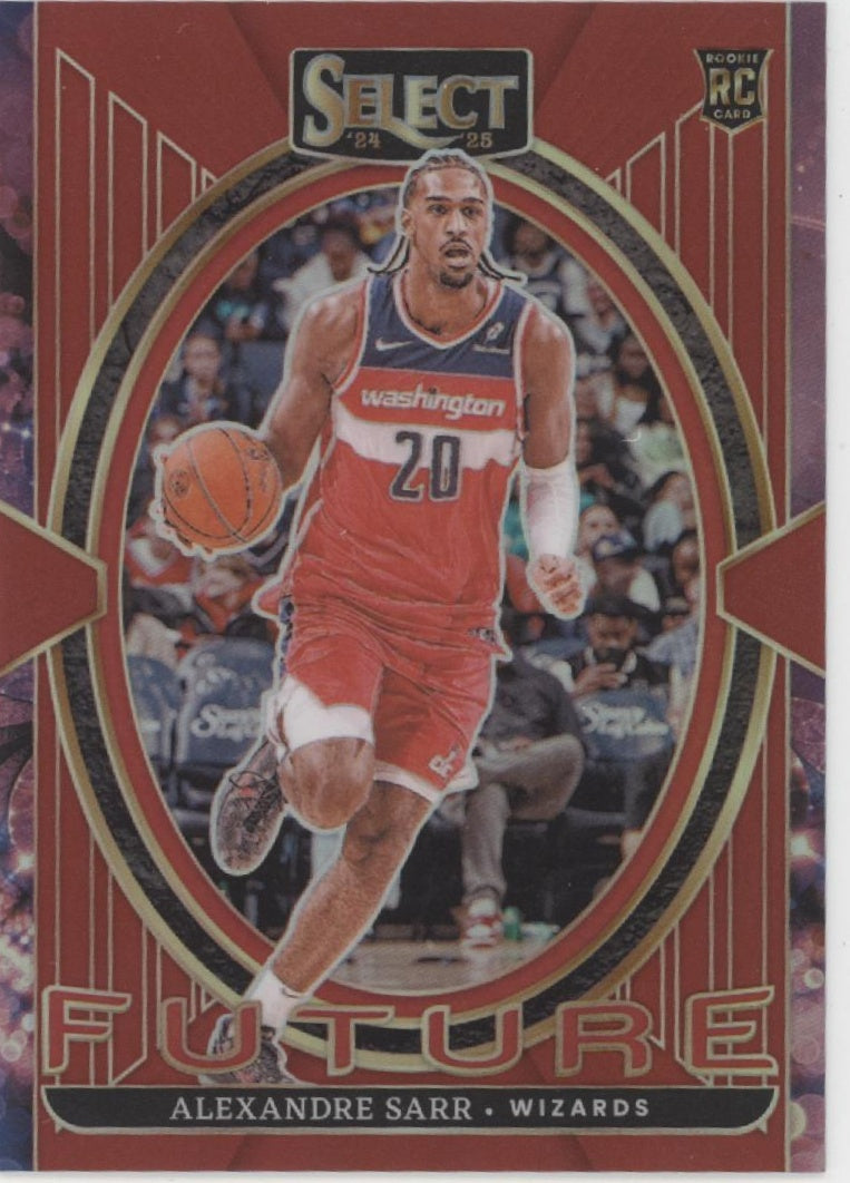 Alexandre Sarr 2024-25 Panini Select Future Red Prizm RC 98/99 #10、Collector Store LLC、kayou