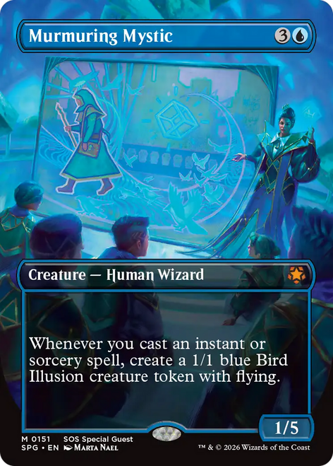 Murmuring Mystic (Borderless Art) | Special Guests、Magic: The Gathering、kayou
