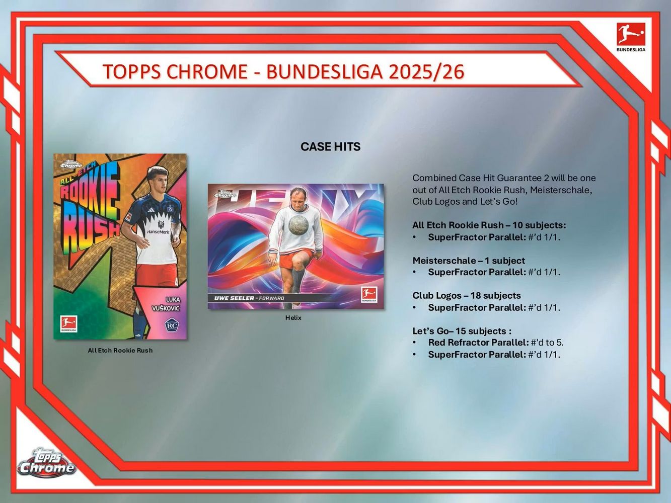 2025-26 Topps Chrome Bundesliga Soccer Hobby Box、Topps、kayou