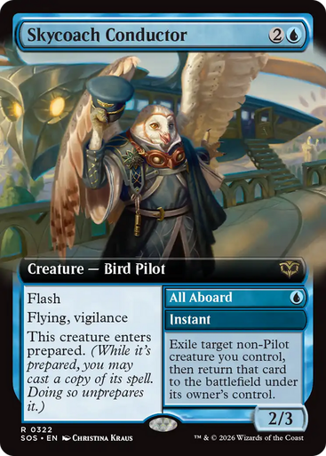 Skycoach Conductor // All Aboard (Extended Art Foil) | Secrets of Strixhaven、Magic: The Gathering、kayou