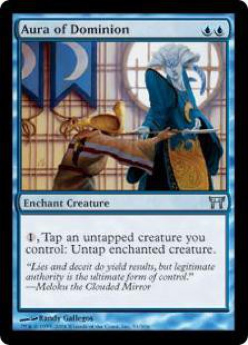 MtG Champions of Kamigawa Uncommon Aura of Dominion #51 Moderately Played、ToyWiz、kayou
