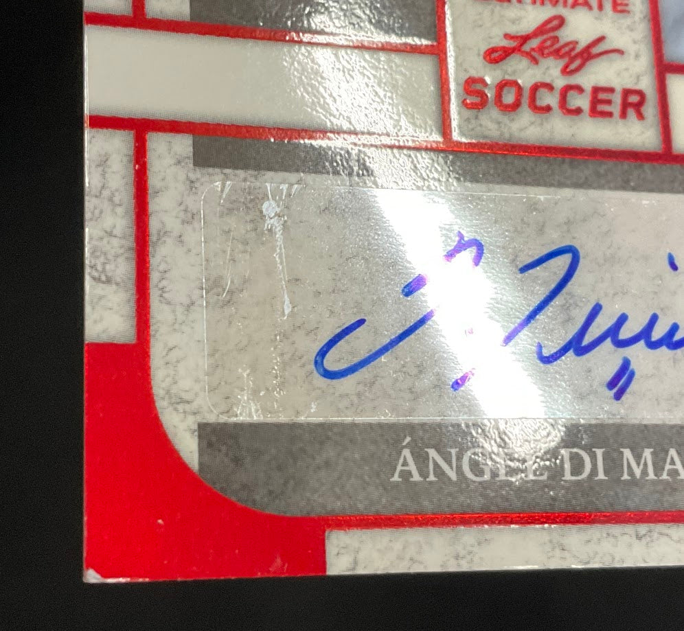Angel Di Maria 2022 Leaf Ultimate Red Auto 1/3 #BA-ADM、Collector Store LLC、kayou