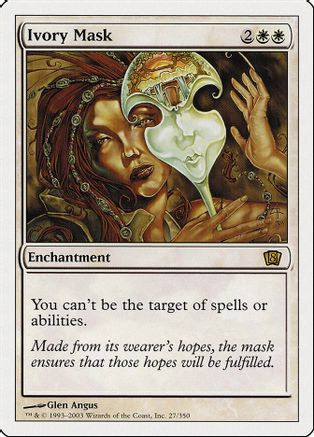 Ivory Mask (8ED-027) - 8th Edition Foil、Wizards of the Coast、kayou