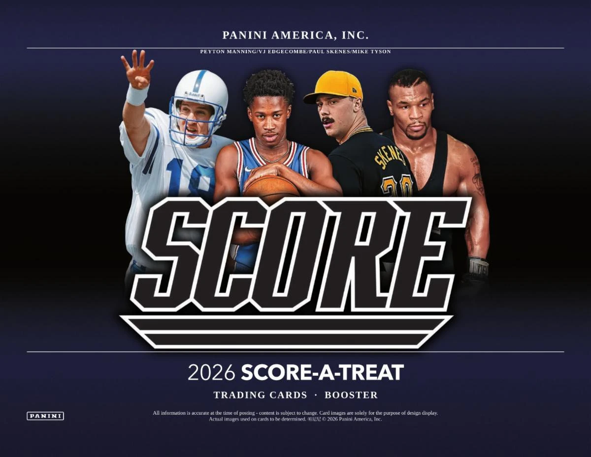 NFL 2026 Score-a-Treat Multi Sport Trading Card BUNDLE Box 40 Packs, 3 Cards Per Pack (Pre-Order ships September)、ToyWiz、kayou