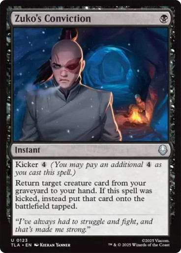 Zuko's Conviction、Magic: The Gathering、kayou