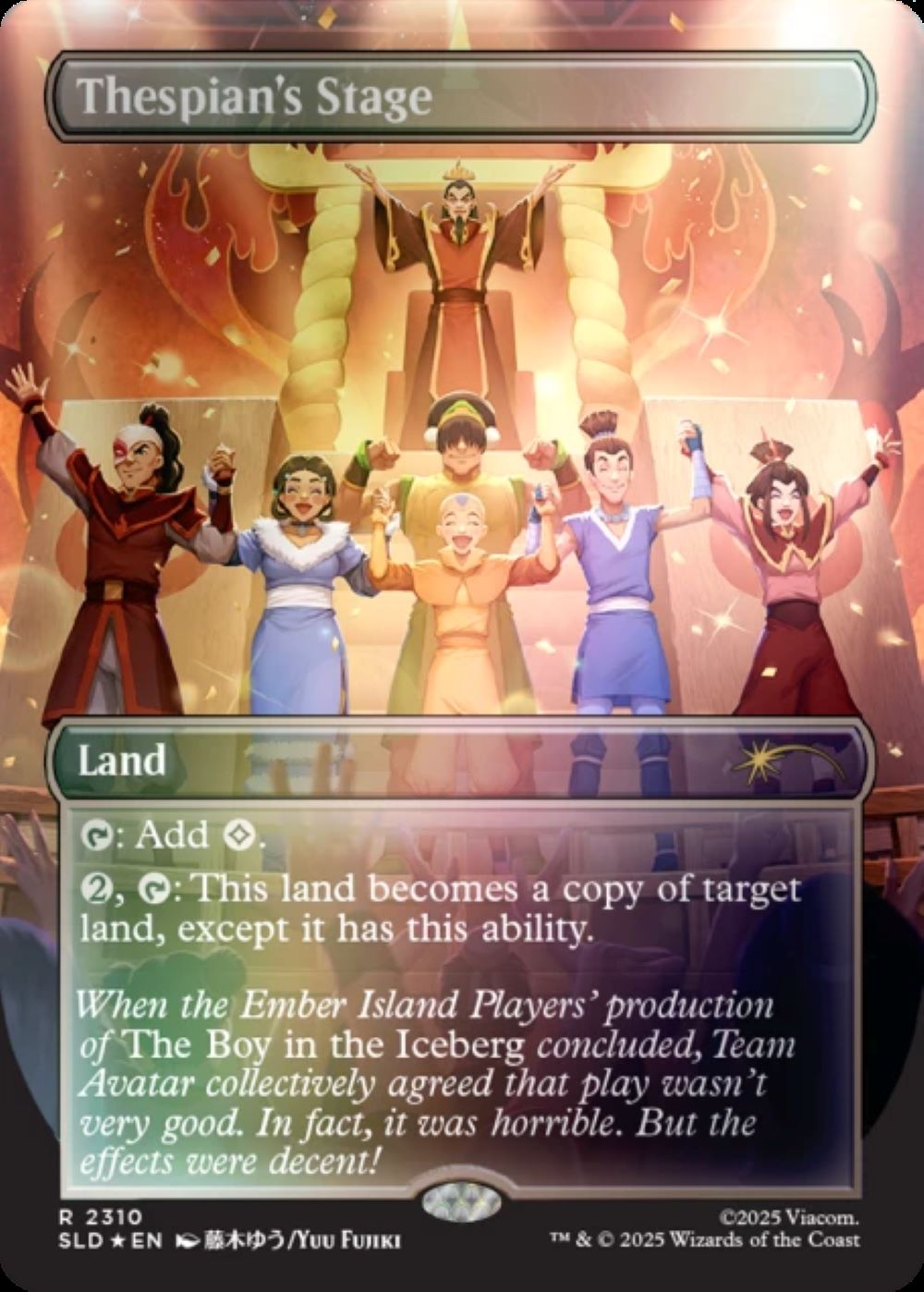 Magic the Gathering Avatar the Last Air Bender Secret Lair - Ember Island Players Rainbow Foil Edition、Magic the Gathering、kayou
