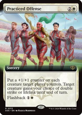 Practiced Offense (Extended Art) (SOS-313) - Secrets of Strixhaven Foil、Wizards of the Coast、kayou