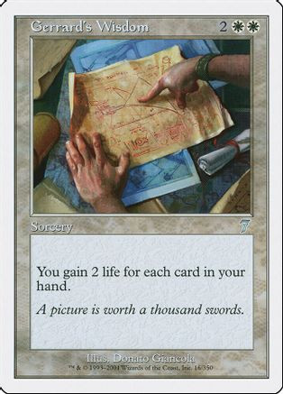 Gerrard's Wisdom (7ED-016) - 7th Edition、Wizards of the Coast、kayou