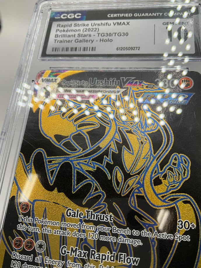 Rapid Strike Urshifu VMAX Pokemon Brilliant Stars Trainer Gallery Holo CGC 10、Collector Store LLC Gaming、kayou