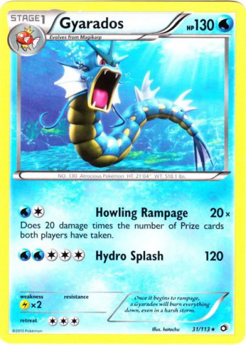 Pokemon Black & White Legendary Treasures Gyarados #31 Reverse Holofoil、ToyWiz、kayou