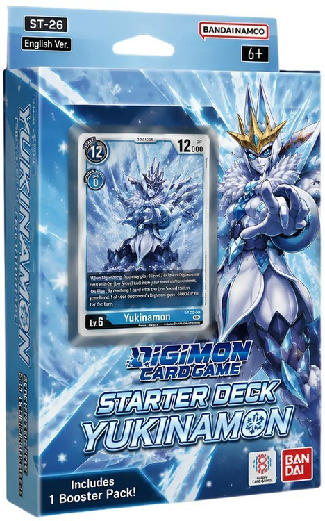 Digimon Trading Card Game Yukinamon Starter Deck ST-26 54 Cards (Pre-Order ships January)、ToyWiz、kayou
