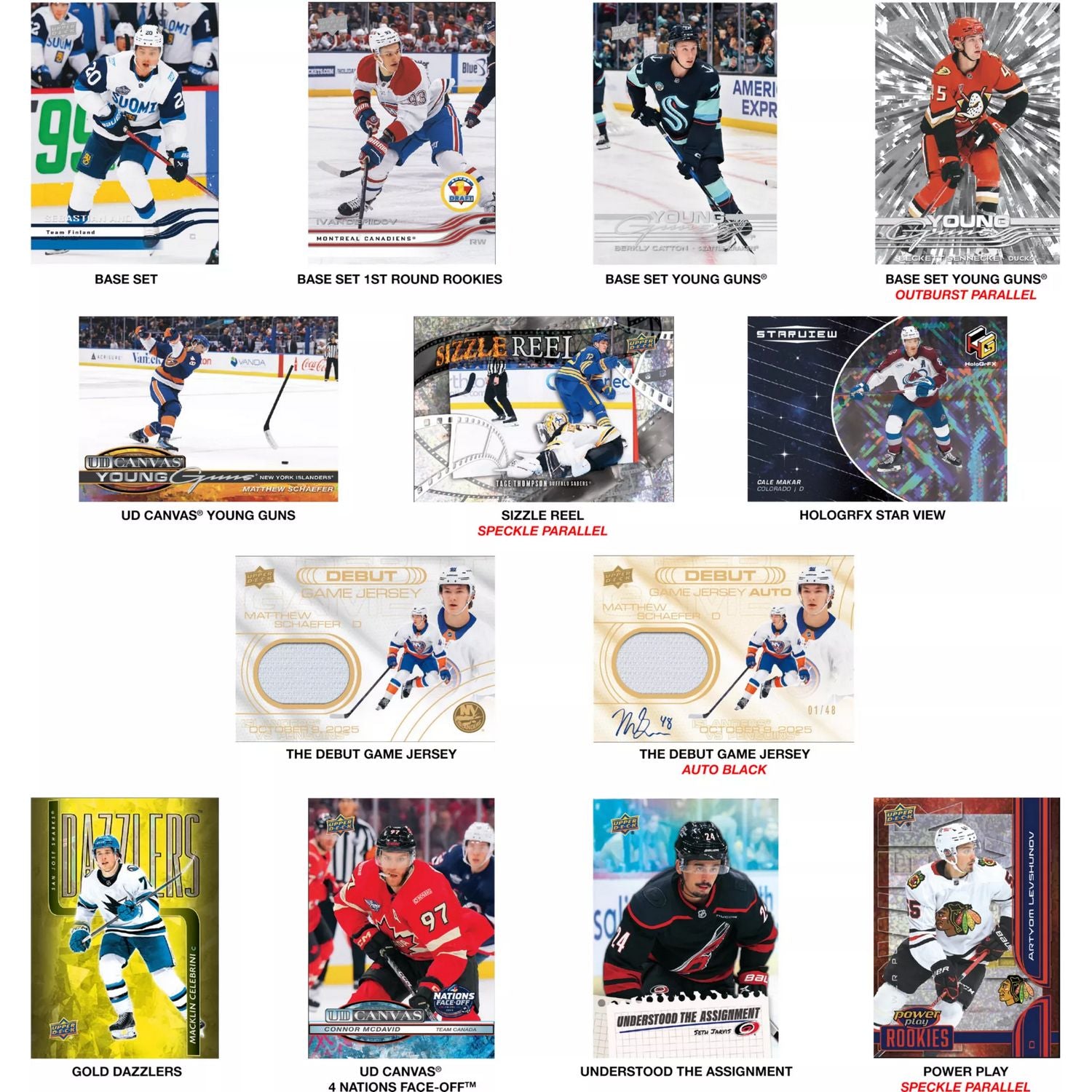 2025-26 Upper Deck Extended Series Hockey Gravity Feed、Upper Deck、kayou
