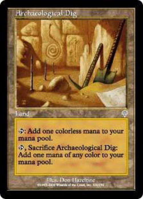 MtG Invasion Uncommon Archaeological Dig #320、ToyWiz、kayou