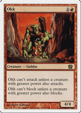 Okk (8ED-206) - 8th Edition、Wizards of the Coast、kayou