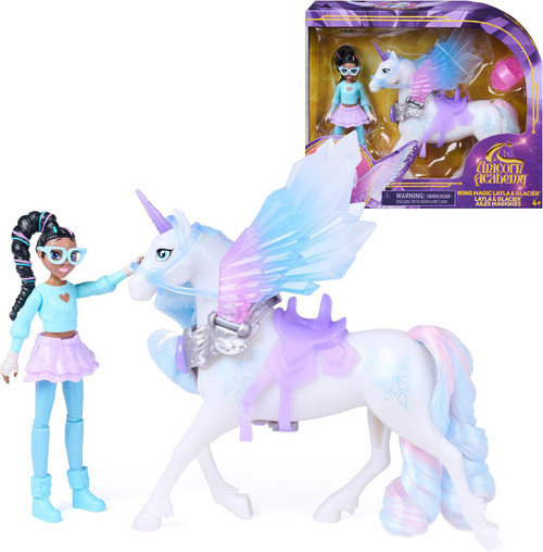 Unicorn Academy Wing Magic Layla & Glacier 4.5-Inch Figure Set、ToyWiz、kayou