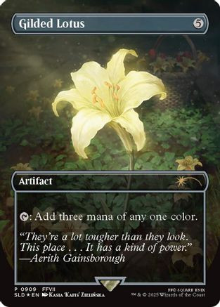 Gilded Lotus (Rainbow Foil) (909) (SLD-909) - Secret Lair Drop Series Foil、Wizards of the Coast、kayou
