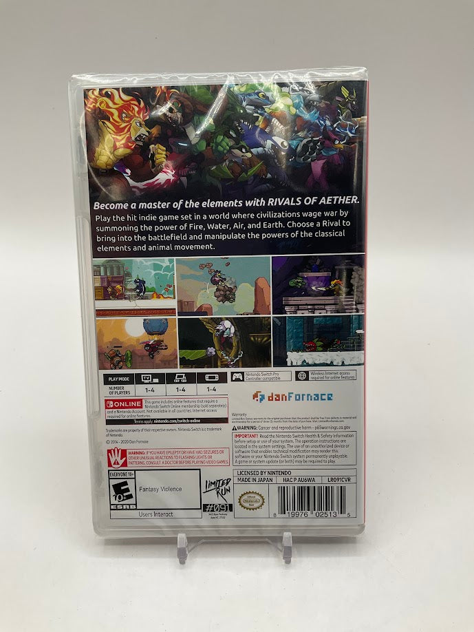 Rivals of Aether Nintendo Switch Sealed、Collector Store LLC - VG、kayou