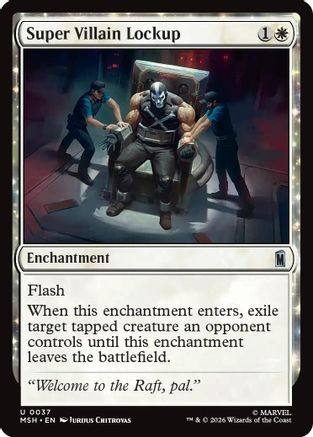 Super Villain Lockup (MSH-037) - Marvel Super Heroes Foil、Wizards of the Coast、kayou