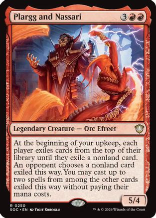 Plargg and Nassari (SOC-250) - Commander: Secrets of Strixhaven、Wizards of the Coast、kayou