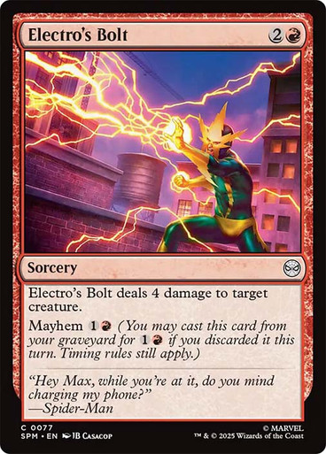 Electro's Bolt、Magic: The Gathering、kayou