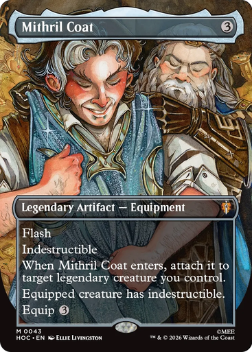 Mithril Coat (Borderless Art) | The Hobbit Commander、Magic: The Gathering、kayou
