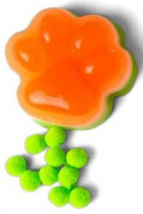 Scrunchems Sticky Squishy Paw Prints ORANGE & GREEN Sensory Stress Toy、ToyWiz、kayou
