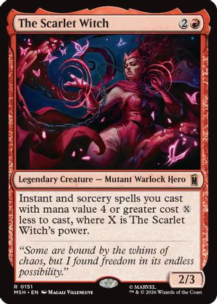 The Scarlet Witch (MSH-151) - Marvel Super Heroes、Wizards of the Coast、kayou