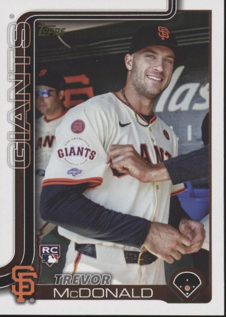 Trevor McDonald 2025 Topps Series 2 Golden Mirror Image Variation RC #357、Collector Store LLC、kayou