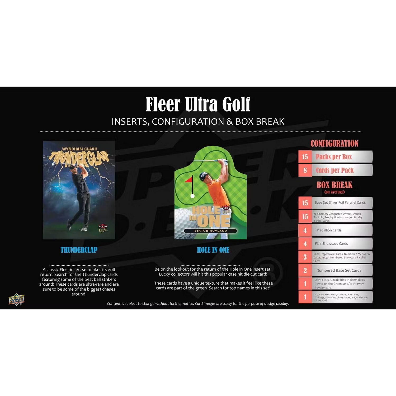 2026 Upper Deck Fleer Ultra Golf Hobby Box *Contact Us To Order*、Upper Deck、kayou
