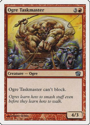 Ogre Taskmaster (8ED-205) - 8th Edition、Wizards of the Coast、kayou