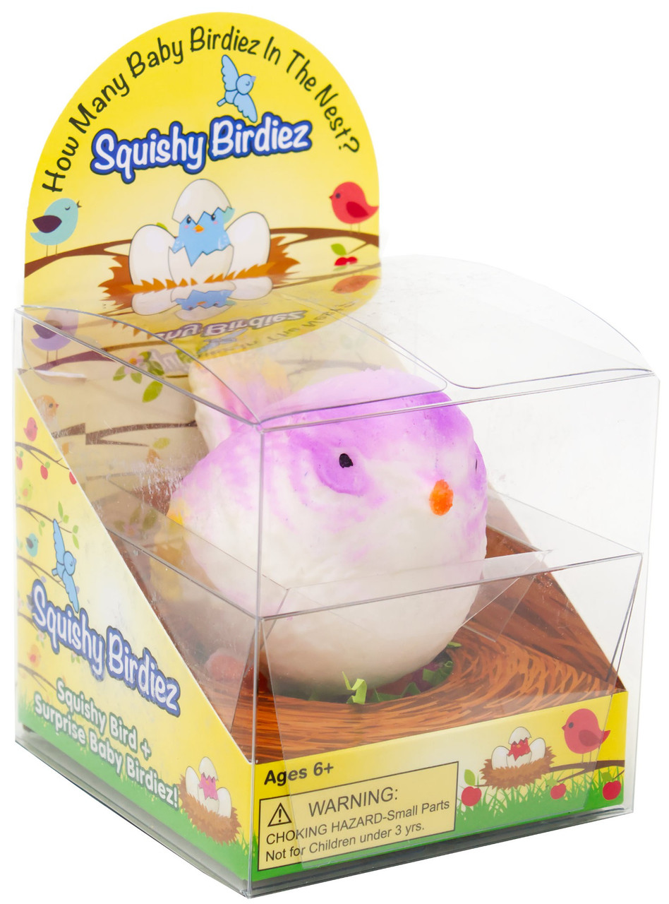 Squishy Birdiez Squeeze Toy 1 RANDOM Color!、ToyWiz、kayou