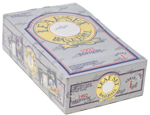 MLB 1992 Leaf Set Series 1 Baseball Trading Card WAX Box 36 Packs、ToyWiz、kayou