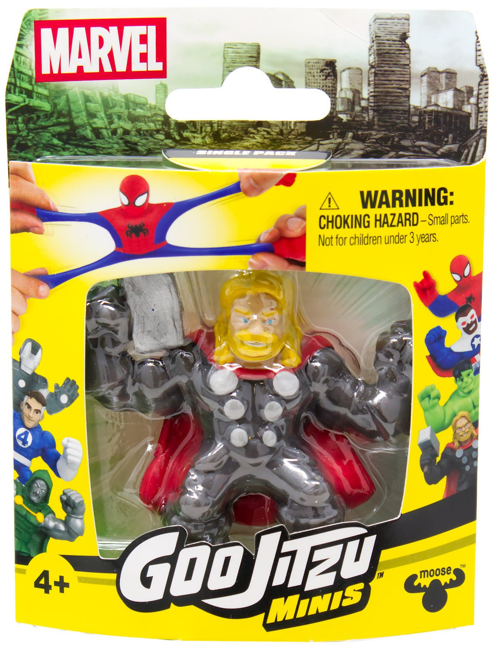 Heroes of Goo Jit Zu Marvel MINIS Thor Figure、ToyWiz、kayou
