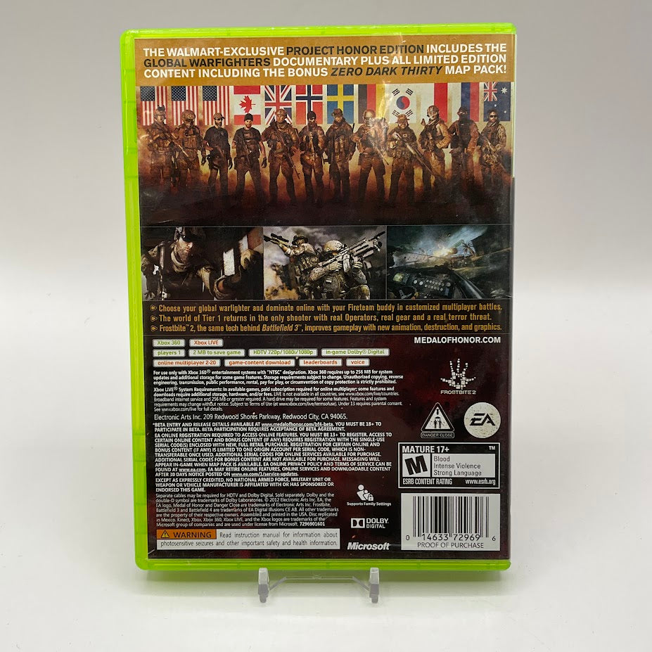 Medal of Honor Warfighter Project Honor Edition Xbox 360 Used、Collector Store LLC - VG、kayou